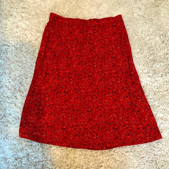Old Navy Floral MIDI Skirt SZ XL - Picture 1 of 5